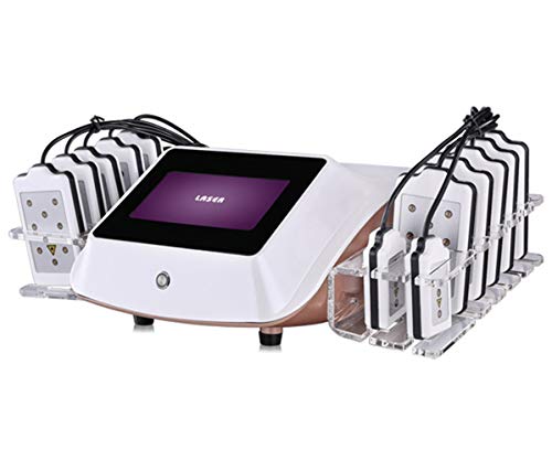 Lipolaser portátil Lipo láser Lipolisis que adelgaza la máquina Diodo LLLT 650nm 14 Sistema de almohadillas Salón o Uso doméstico Pérdida de peso Equipos de belleza