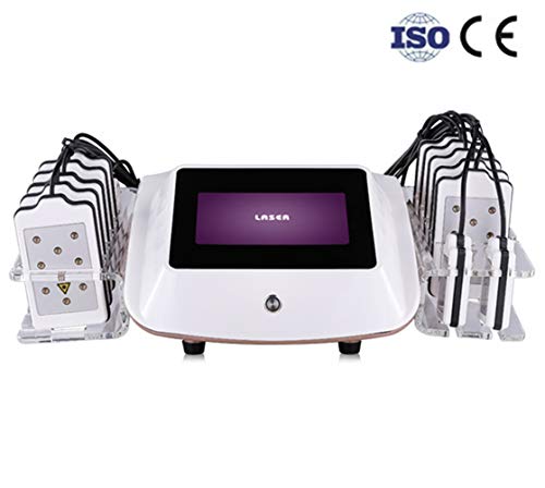 Lipolaser portátil Lipo láser Lipolisis que adelgaza la máquina Diodo LLLT 650nm 14 Sistema de almohadillas Salón o Uso doméstico Pérdida de peso Equipos de belleza