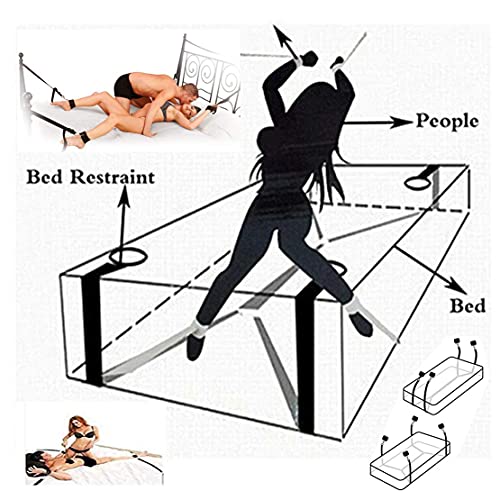 LOLO BSDM Cuerda 'ound puños Correas, Bajo' Que la Cama de estraint 'istema, Hombre Mujer Ropa Accesorios