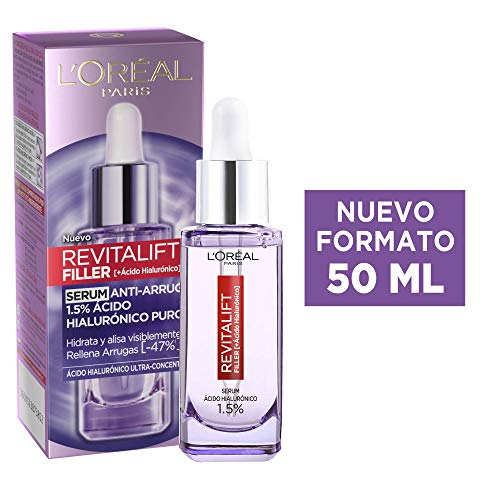 L'Oreal Paris Dermo Expertise Serúm antiedad Revitalift Filler (+Ácido Hialurónico Puro), 50 ml