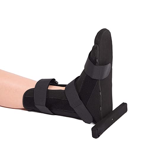 LSVRGI Soporte Suave para Piernas, Inmovilizador Ortopédico para Dormir Bota Elástica Zapato De Yeso Fijo Uso Botas para Caminar: Tratamiento Fascitis Plantar, Tendón De Aquiles, Pie Caído