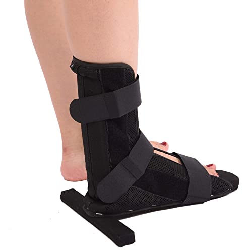 LSVRGI Soporte Suave para Piernas, Inmovilizador Ortopédico para Dormir Bota Elástica Zapato De Yeso Fijo Uso Botas para Caminar: Tratamiento Fascitis Plantar, Tendón De Aquiles, Pie Caído