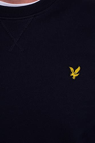 Lyle & Scott - Sudadera de hombre con cuello redondo con logotipo., turquesa, L