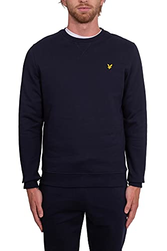 Lyle & Scott - Sudadera de hombre con cuello redondo con logotipo., turquesa, L