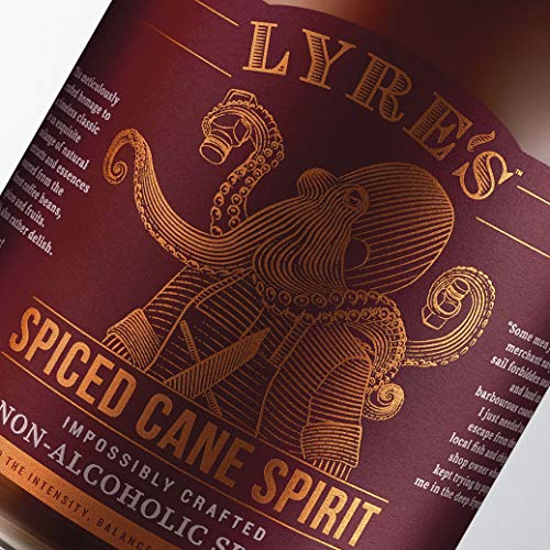 Lyre's Spiced Cane - Bebida espirituosa sin alcohol - Estilo Ron con Especias | Premiado | 700ml