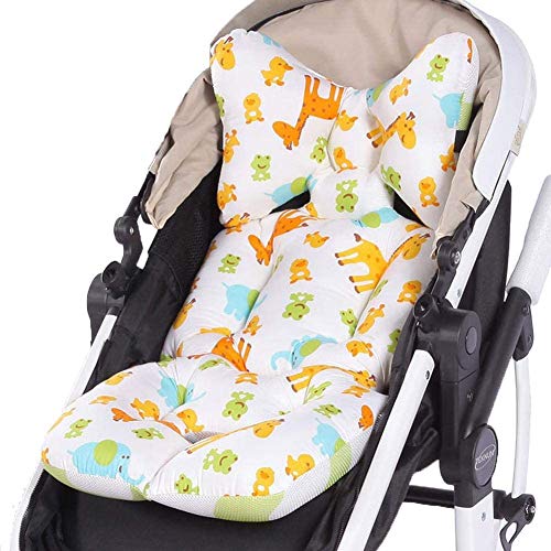 LYYAN Estera Colchoneta Silla de Paseo Universal Invierno Espesar Respirable Algodón Cojín para Silla de Coche Silla de Paseo Silla Alta Carritos Bebé Reductores de Asiento Almohada de Enfermería