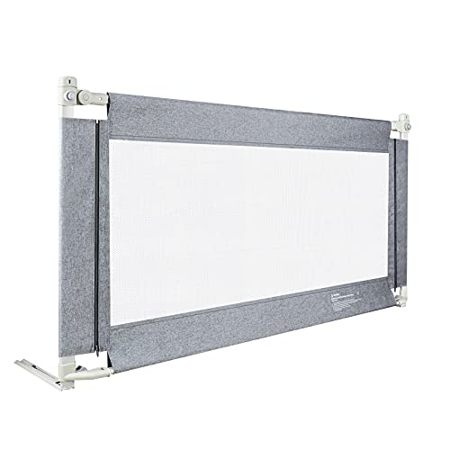 LZQ Barandillas de La Cama, 1pcs Barrera de Seguridad para Niños, Portátil Barrera de Cama Elevación Vertical, Barrera de Seguridad Anti-caída para Bebés Ajustables en Altura, (200 x 70 x 25 cm)