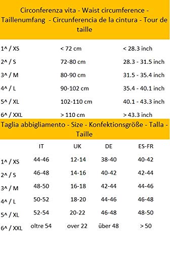 MANIFATTURA BERNINA Elan 500427 (Talla 2) - Cinturón Termico Faja Lumbar Caliente en Lana Merino Altura 27 cm