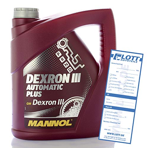 MANNOL Dexron III Automatic Plus, 4 Litro