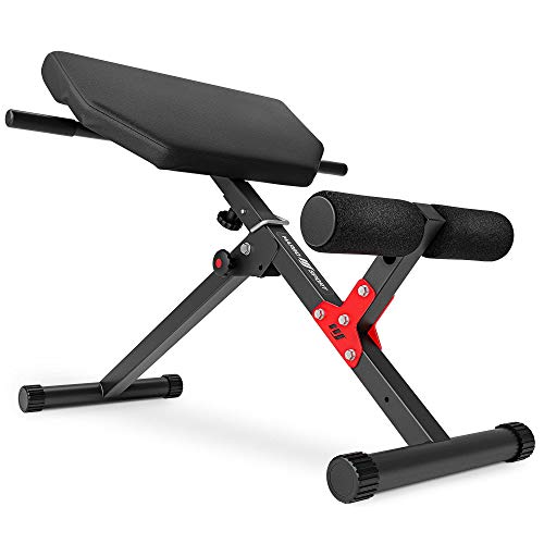 Marbo Sport Entrenador de Espalda Entrenador Abdominal extensión de Espalda hiperextensión MH-L116 2.0 | Made in EU