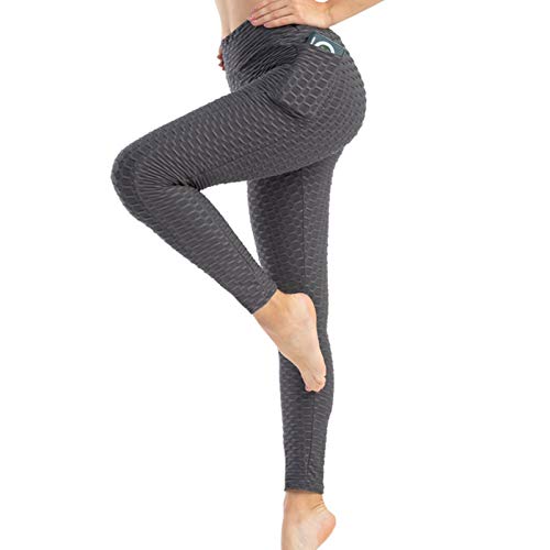 Maril Pantalones de Yoga de Cintura Alta para Mujeres a Prueba de Sentadillas para Entrenamiento para Correr para Mujeres Yoga Gimnasio Entrenamiento Levantamiento de glúteos con bolsillosS2XL Here