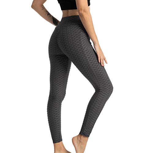 Maril Pantalones de Yoga de Cintura Alta para Mujeres a Prueba de Sentadillas para Entrenamiento para Correr para Mujeres Yoga Gimnasio Entrenamiento Levantamiento de glúteos con bolsillosS2XL Here