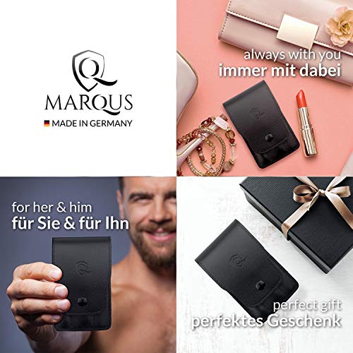 marQus set de manicura y pedicura de 4 piezas de Solingen Alemania - Lima, tijeras, cortaúñas y pinza, ideal para viaje o como regalo para mujer y hombre