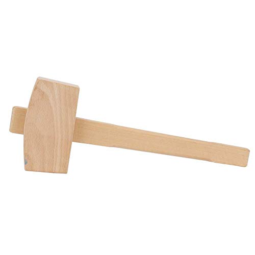 Martillo de madera maza de madera en forma de T Carpintero profesional Herramienta de carpintería para madera(L)