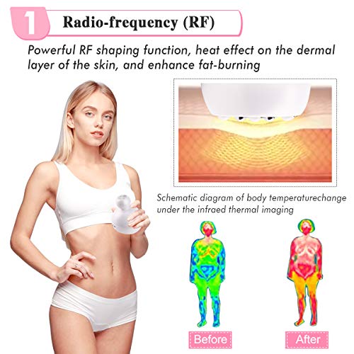 Masajeador UltrasóNico De La MáQuina De CavitacióN De Radiofrecuencia EMS, 3 Modos Que Da Forma A Un Cuerpo Hermoso