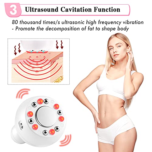 Masajeador UltrasóNico De La MáQuina De CavitacióN De Radiofrecuencia EMS, 3 Modos Que Da Forma A Un Cuerpo Hermoso