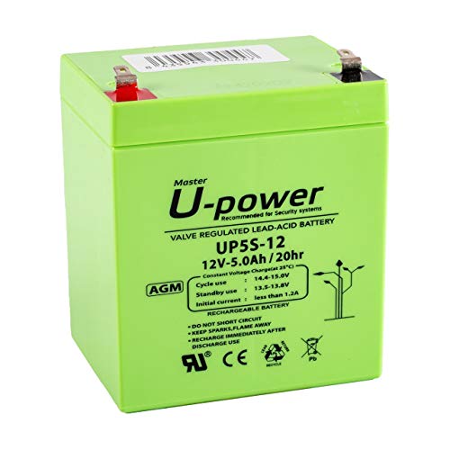 Master U-power Bateria Plomo AGM UP 5Ah 12V