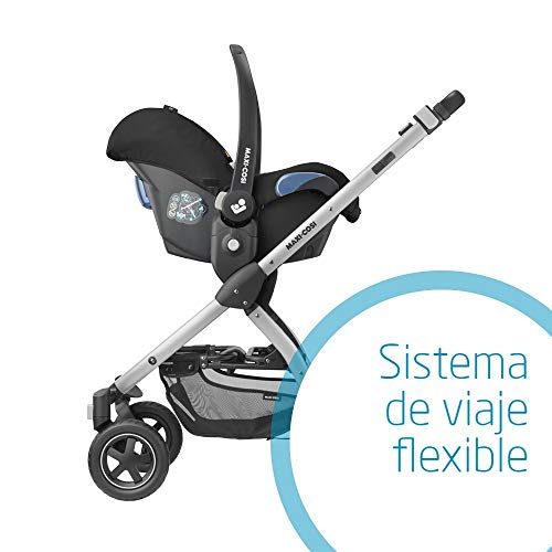 Maxi-Cosi Citi, Silla Auto Grupo 0+, Silla coche bebé portátil, bebé recién nacido hasta 12 meses, Color essential black