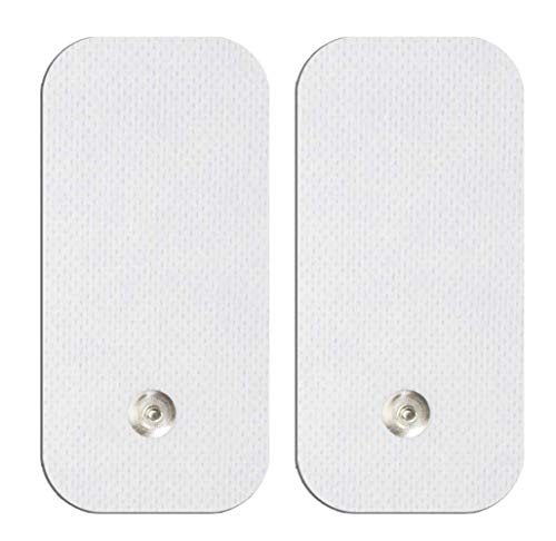 MED-FIT 5x10cm Flexi iSTIM 12 x 3.5mm Stud (tipo snap/boton) TENS Almohadillas autoadhesivas encajan con BEURER, SANITAS y VIRTUALMENTE todas las Maquinas de masaje TENS en Amazon