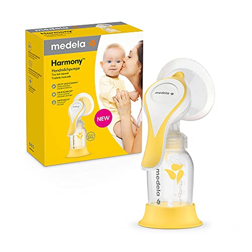 Medela Extractor de leche manual Harmony - Diseño suizo compacto con embudos PersonalFit Flex y tecnología Medela 2-Phase Expression