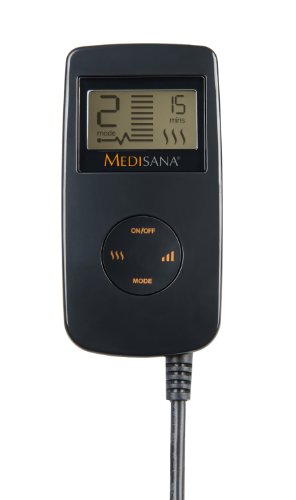 Medisana MC 810 Funda de asiento de coche, funda de masaje con masaje de vibración, 9 programas de masaje, funda de asiento de masaje con 3 intensidades, para hombro, espalda, cintura y muslo