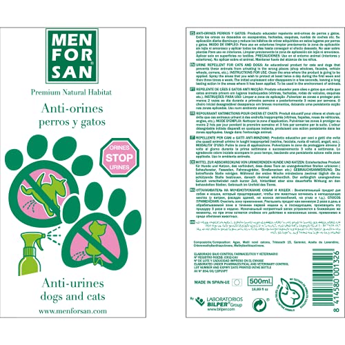 MENFORSAN Antiorines contra orines de perros y gatos - 500 ml, blanco