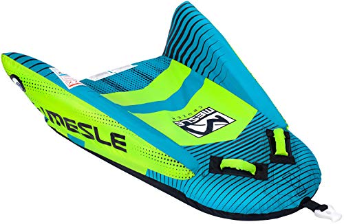 MESLE Towable Tube Cruzer, 1 Persona, Fun-Tube Inflable, Nylon 420 D, para Niños y Adultos, Deportes Acuáticos, Tubo de Esquí Acuático, para Tirar detrás de Barcos y Motos Acuáticas, Farben:Petrol