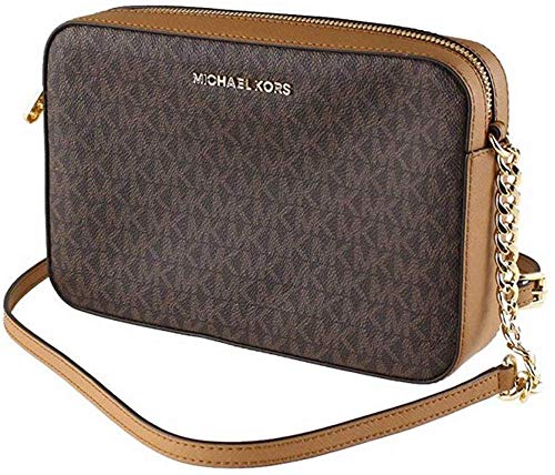 Michael Kors Jet Set - Bolso bandolera para mujer, Marrón (Marrón 2019), Talla única