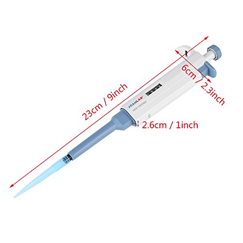 Micropipeta/Pipettor Autoclavable Ajustable de Varios Volúmenes, Herramienta Manual del Laboratorio del Pipettor 20-200ul de Canal Solo