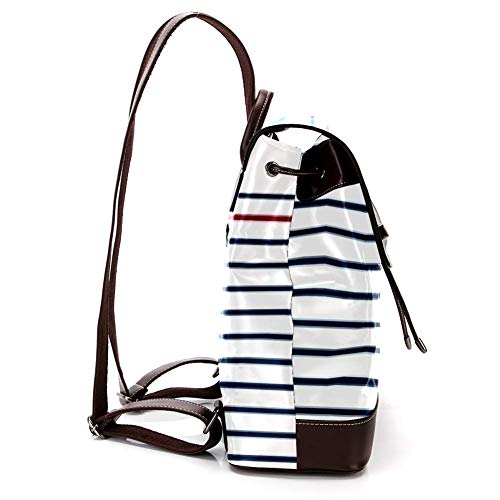 Mochila casual de piel sintética para hombre, bolsa de hombro para estudiantes para viajes, negocios, universidad, escalada, baranda