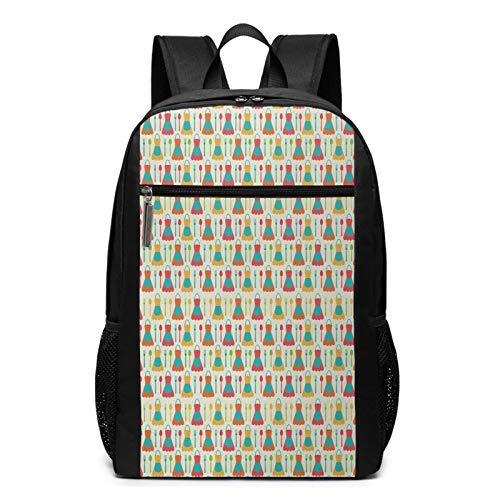 Mochila Escolares Utensilios de Cocina como Cuchara, Mochila Tipo Casual para Niñas Niños Hombre Mujer Mochila para Ordenador Portátil Viaje