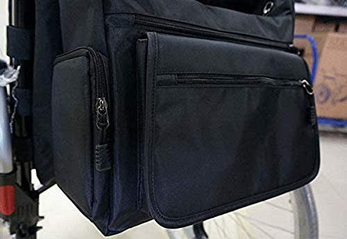 Mochila para Silla de Ruedas Bolsa de Almacenamiento-Bolsa de Viaje Universal Caminantes/sillas de Transporte-Cesta Ligera para Ordenador portátil para discapacitados-Bolsa de Rodillo