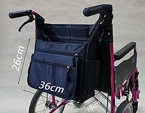 Mochila para Silla de Ruedas Bolsa de Almacenamiento-Bolsa de Viaje Universal Caminantes/sillas de Transporte-Cesta Ligera para Ordenador portátil para discapacitados-Bolsa de Rodillo