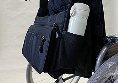 Mochila para Silla de Ruedas Bolsa de Almacenamiento-Bolsa de Viaje Universal Caminantes/sillas de Transporte-Cesta Ligera para Ordenador portátil para discapacitados-Bolsa de Rodillo