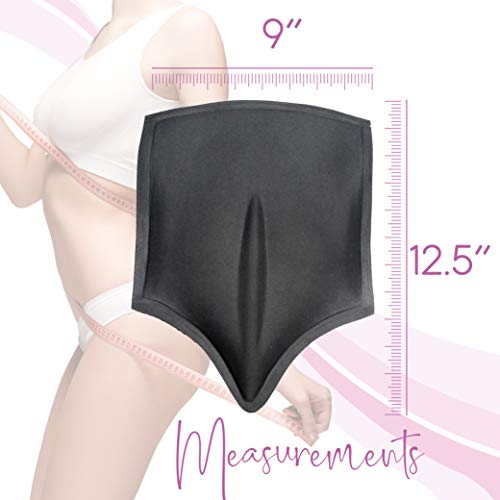 Moldeador Lumbar Post-Quirúrgico BBL & Liposucción Trasera - Moldeador Lumbar - negro - 30 cm x 23 cm