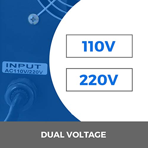 Mophorn Soldadora TIG 110V / 220V Soldadora de Arco TIG-160S Soldadura por Puntos Máquinas de Soldar 2 en 1 Soldadura de Puntos Doble Voltaje Compatible con φ Máx.3,2mm de Electrodo Ácidos y Alcalino