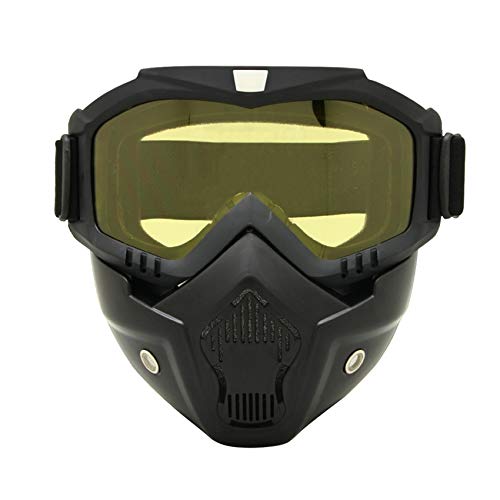 Motocicleta Bici de la Suciedad ATV Gafas Máscara Desmontable Proteger Acolchado Casco Gafas de Sol Montura en Carretera UV Gafas de Moto