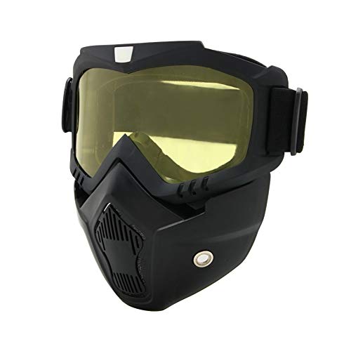 Motocicleta Bici de la Suciedad ATV Gafas Máscara Desmontable Proteger Acolchado Casco Gafas de Sol Montura en Carretera UV Gafas de Moto