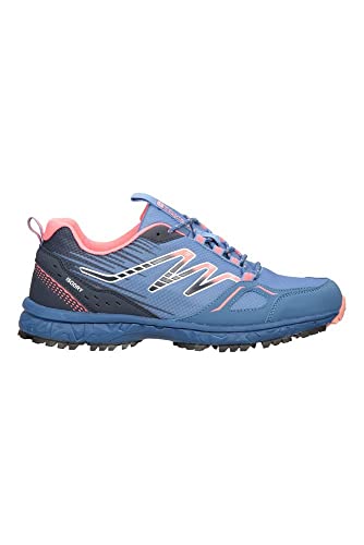 Mountain Warehouse Botas de Senderismo Lakeside Trail Resistentes al Agua para Mujer - Entresuela Phylon, Ligeras, Suela de Goma, Parte Superior de Malla - para Caminar Azul Talla Zapatos Mujer 40 EU