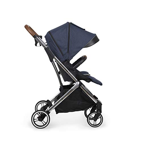 ms 21413 - Silla de Paseo Grande Montecarlo, Carrito, Capota Extensible, Plegado Fácil y Compacto, Unisex, Marino