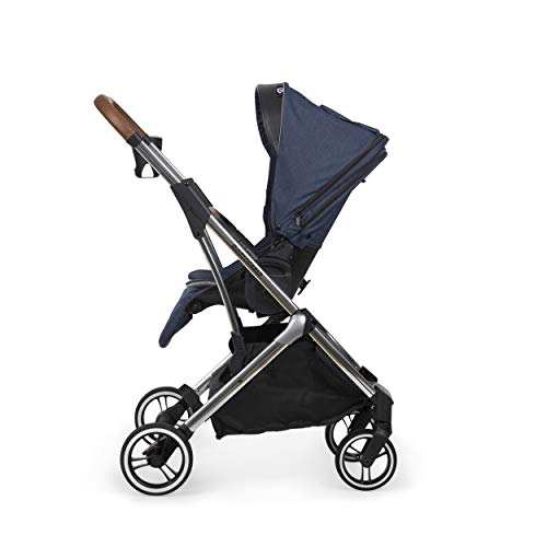 ms 21413 - Silla de Paseo Grande Montecarlo, Carrito, Capota Extensible, Plegado Fácil y Compacto, Unisex, Marino