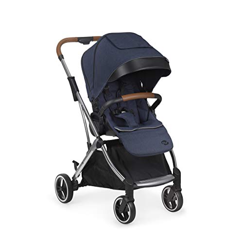 ms 21413 - Silla de Paseo Grande Montecarlo, Carrito, Capota Extensible, Plegado Fácil y Compacto, Unisex, Marino