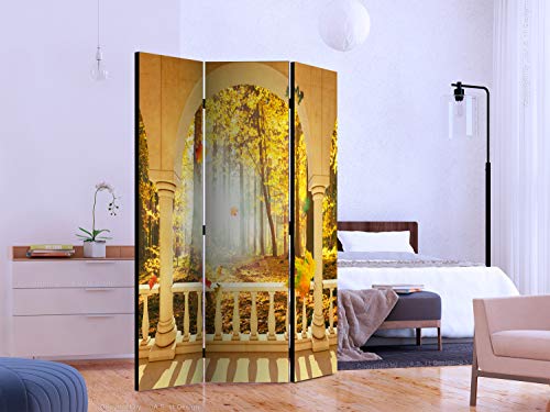 murando Biombo con Tablero de Corcho Naturaleza 135x172 cm de Impresion Bilateral en el Lienzo de TNT Decoracion Foto Biombo de Madera con Imagen Impresa Separador Grande Home Office d-C-0115-z-b