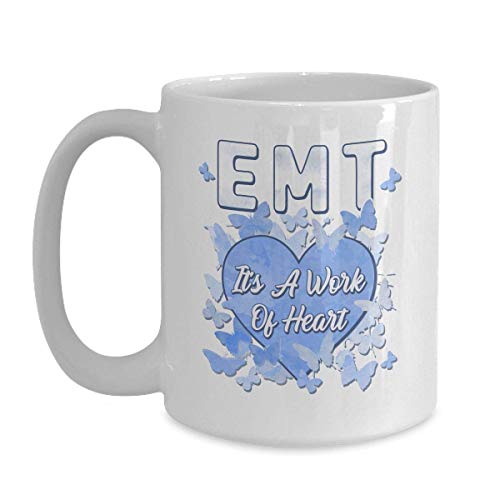 N\A Regalo significativo de EMT - Es una Obra de corazón Taza de café con Leche para el Festival de Acción de Gracias de Navidad Regalo de Amigos