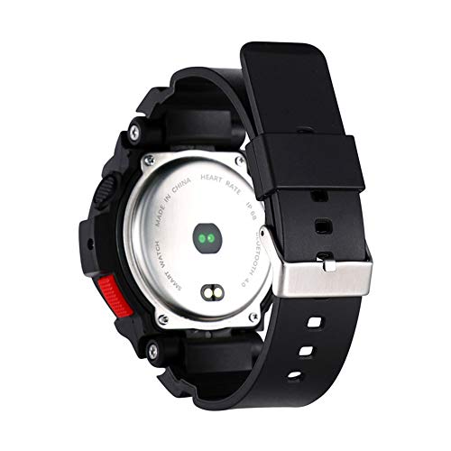 NACHEN Relojes Inteligentes Reloj rastreador de Actividad Fitness con Monitor de Ritmo cardíaco Reloj Podómetro para niños Mujeres y Hombres,Black