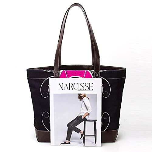 NaiiaN Bolso de mano para conciencia del cáncer de colon, bolsos de hombro con correa de peso ligero, bolsos para madres, mujeres, niñas, señoras, monedero para estudiantes, compras