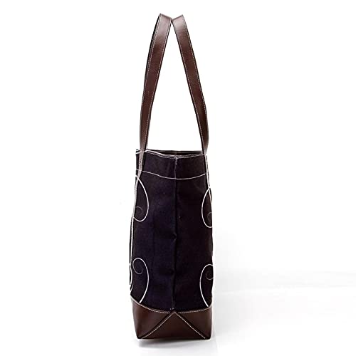 NaiiaN Bolso de mano para conciencia del cáncer de colon, bolsos de hombro con correa de peso ligero, bolsos para madres, mujeres, niñas, señoras, monedero para estudiantes, compras