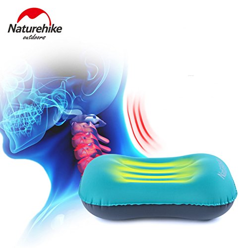 Naturehike Almohada de Viaje Hinchable Almohadilla del Aire del Cuello de Dormir Que acampa Engranaje rápida Portátil TPU NH17T013-Z