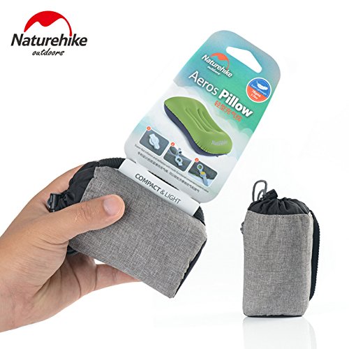 Naturehike Almohada de Viaje Hinchable Almohadilla del Aire del Cuello de Dormir Que acampa Engranaje rápida Portátil TPU NH17T013-Z