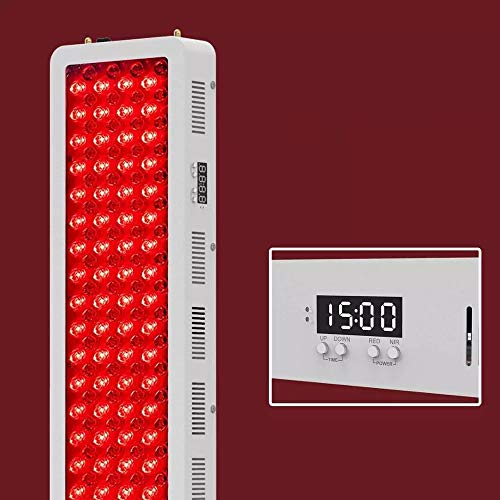 NCCTRW 300w 500w 1000w Lámpara De Terapia De Luz Roja Roja 660nm E Infrarrojo Cercano 850nm, Terapia De Luz Led De Cuerpo Completo para El Alivio De La Piel Y El Dolor,300W